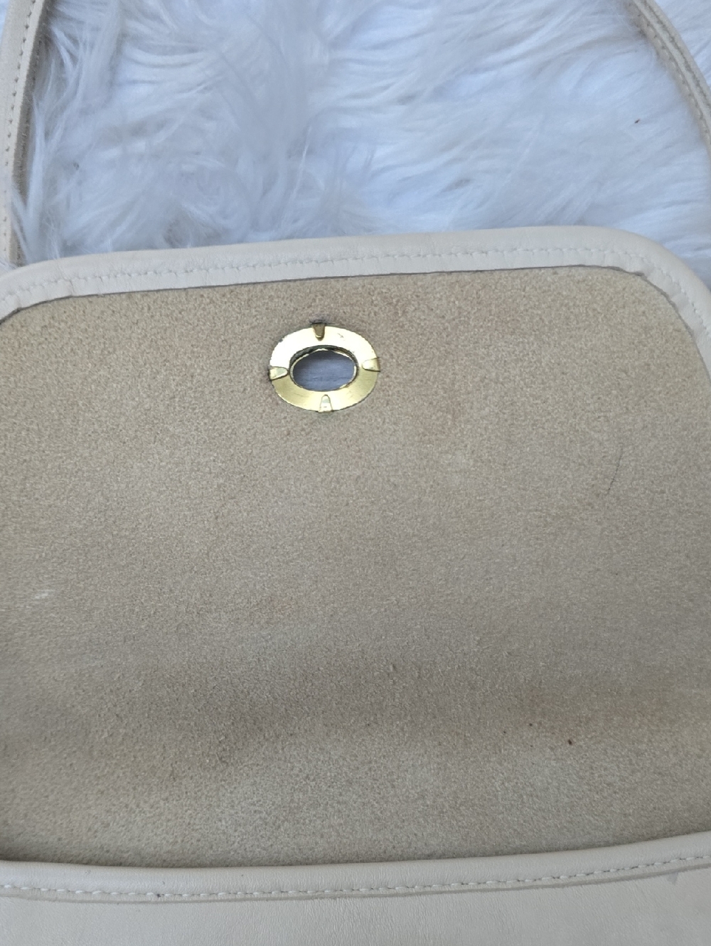 Vintage Coach 1995 Bag Bone Leather Turnlock Crossbody - Picture 4 of 13